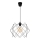 Candelabro suspenso GALL 1xE27/60W/230V preto