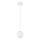 Candelabro suspenso GAMA 1xG9/12W/230V branco