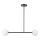 Candelabro suspenso GAMA 2xG9/12W/230V preto