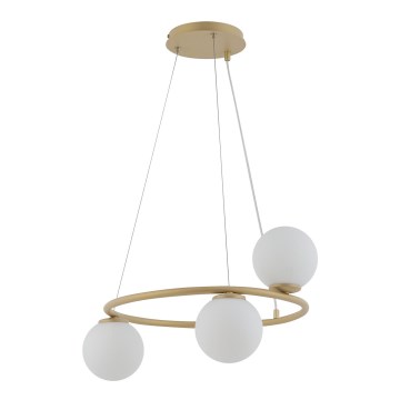 Candelabro suspenso GAMA 3xG9/12W/230V dourada