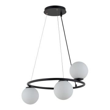 Candelabro suspenso GAMA 3xG9/12W/230V preto
