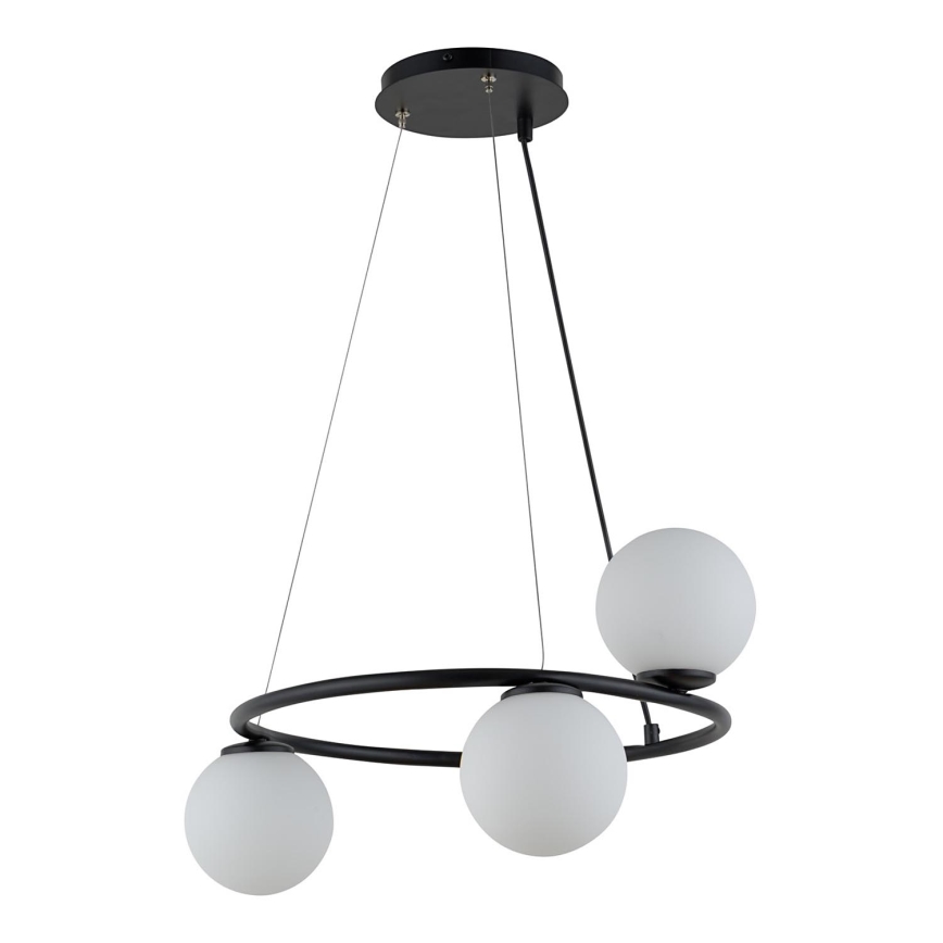 Candelabro suspenso GAMA 3xG9/12W/230V preto