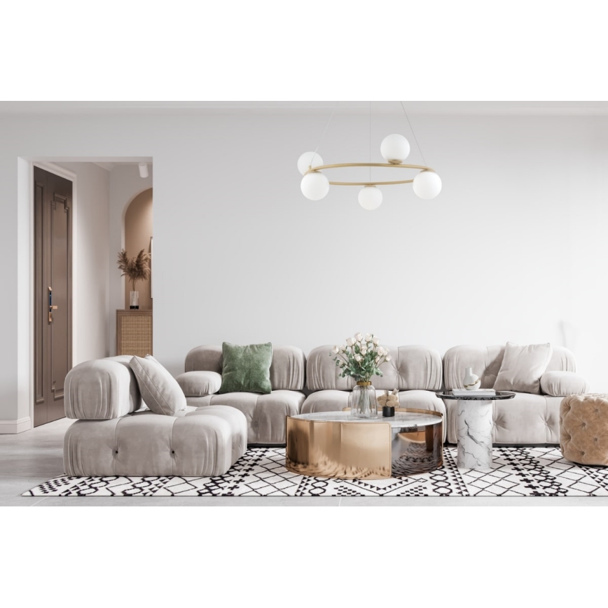 Candelabro suspenso GAMA 5xG9/12W/230V dourada