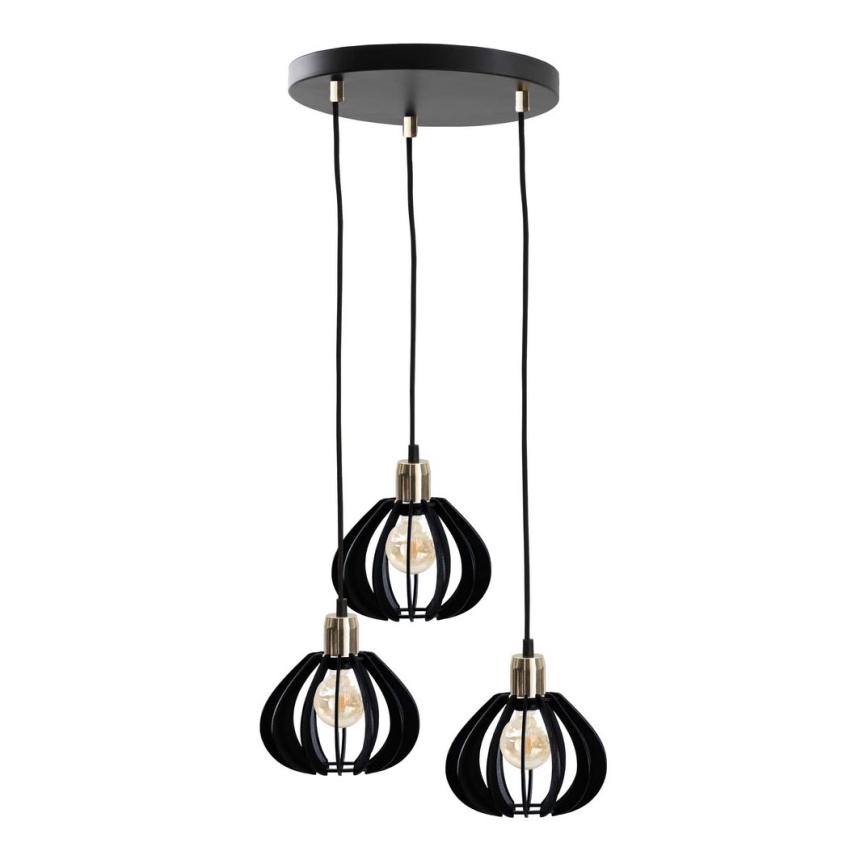 Candelabro suspenso GEM 3xE27/60W/230V