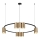 Candelabro suspenso GENESIS 10xGU10/8W/230V dourada