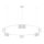 Candelabro suspenso GENESIS 15xGU10/8W/230V branco