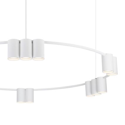 Candelabro suspenso GENESIS 15xGU10/8W/230V branco