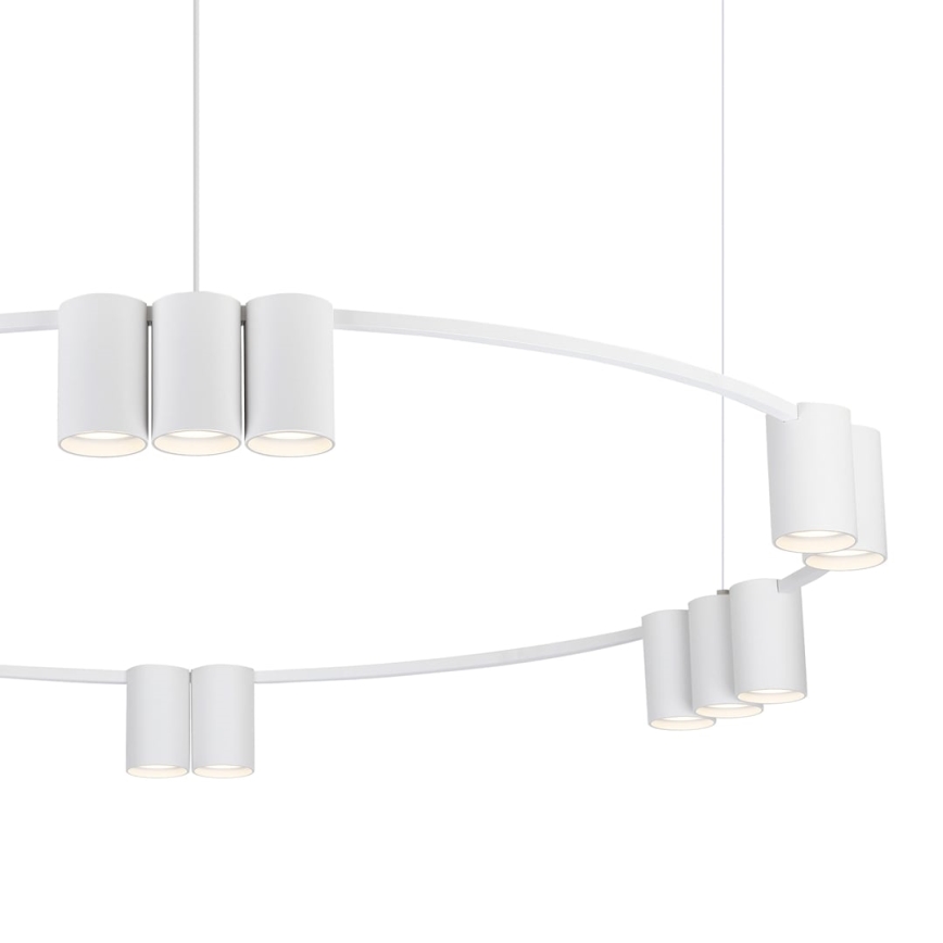 Candelabro suspenso GENESIS 15xGU10/8W/230V branco