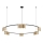 Candelabro suspenso GENESIS 15xGU10/8W/230V dourada