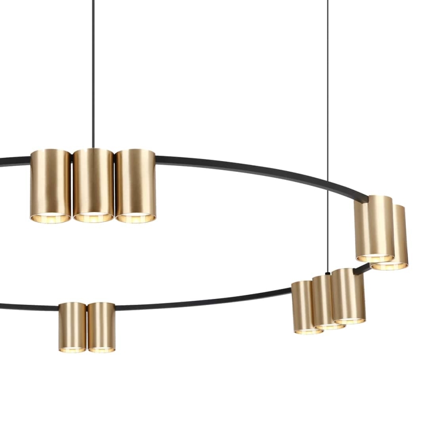 Candelabro suspenso GENESIS 15xGU10/8W/230V dourada