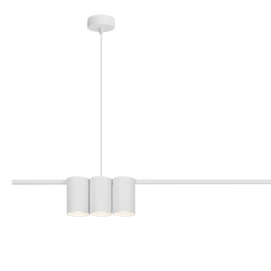 Candelabro suspenso GENESIS 5xGU10/8W/230V branco