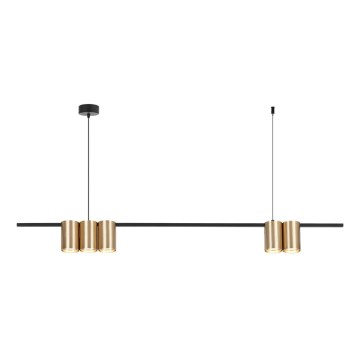 Candelabro suspenso GENESIS 5xGU10/8W/230V dourada