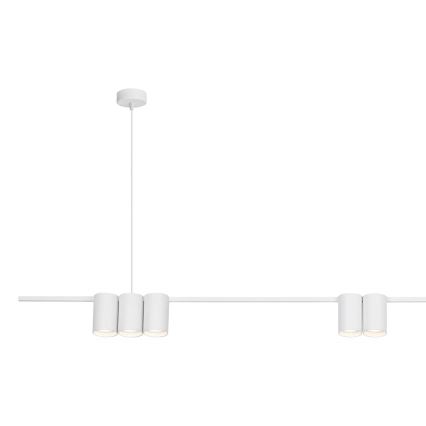Candelabro suspenso GENESIS 7xGU10/8W/230V branco