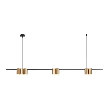 Candelabro suspenso GENESIS 7xGU10/8W/230V dourada