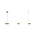 Candelabro suspenso GENESIS 7xGU10/8W/230V dourada