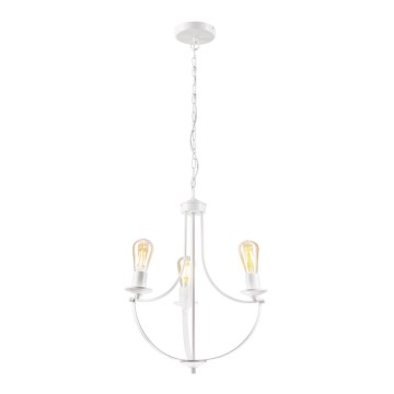 Candelabro suspenso GINA 3xE27/60W/230V branco