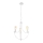 Candelabro suspenso GINA 3xE27/60W/230V branco