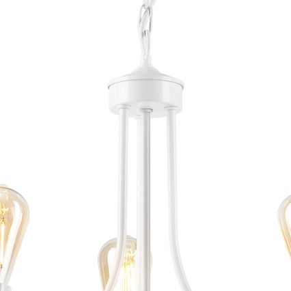 Candelabro suspenso GINA 3xE27/60W/230V branco