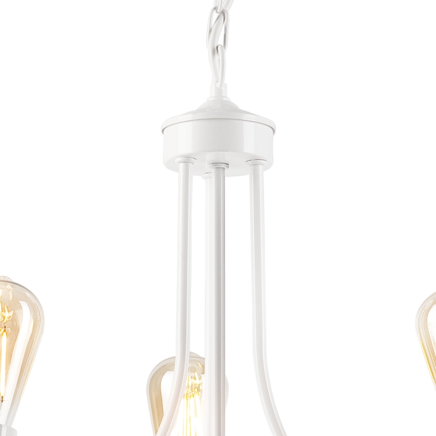 Candelabro suspenso GINA 3xE27/60W/230V branco