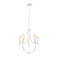 Candelabro suspenso GINA 5xE27/60W/230V branco