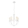 Candelabro suspenso GINA 5xE27/60W/230V branco