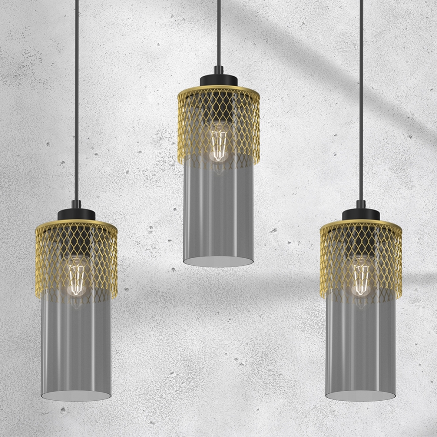 Candelabro suspenso GLAM 3xE27/60W/230V