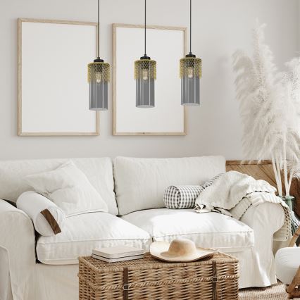Candelabro suspenso GLAM 3xE27/60W/230V