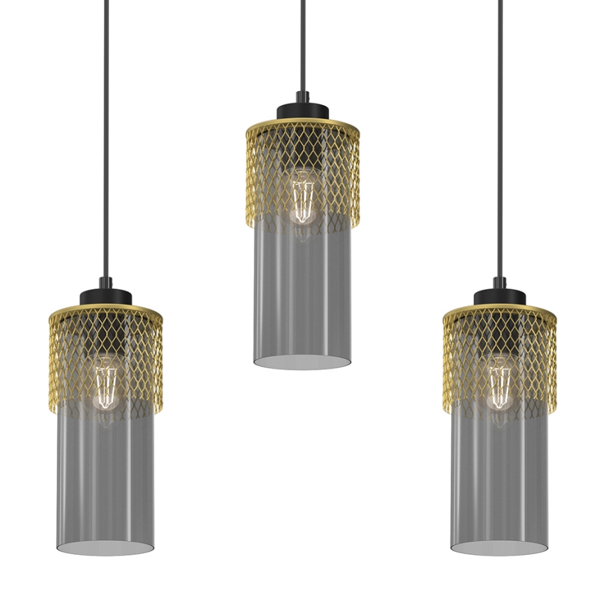 Candelabro suspenso GLAM 3xE27/60W/230V