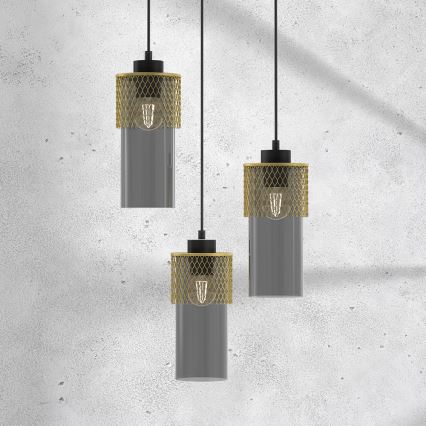 Candelabro suspenso GLAM 3xE27/60W/230V