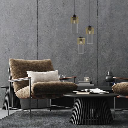 Candelabro suspenso GLAM 3xE27/60W/230V