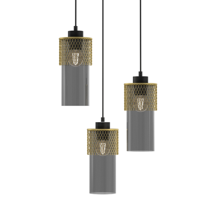 Candelabro suspenso GLAM 3xE27/60W/230V