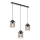 Candelabro suspenso GLOB 3xE27/40W/230V preto