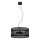 Candelabro suspenso GLUM 3xE27/60W/230V preto