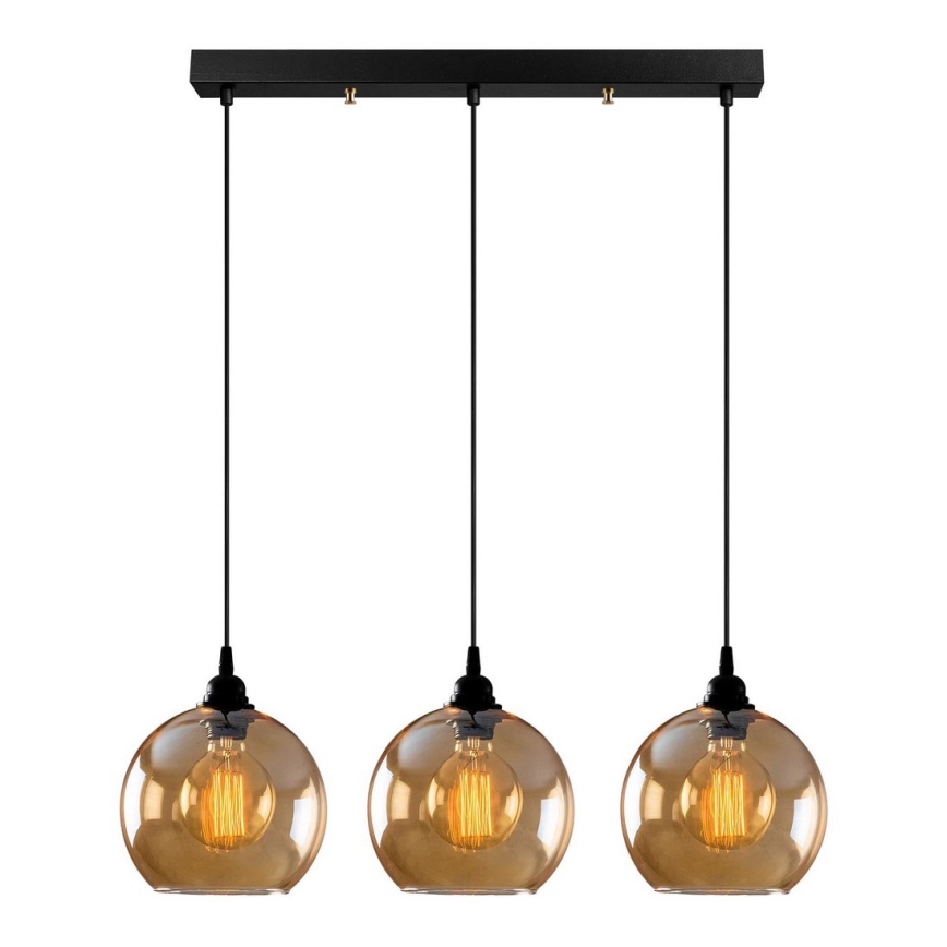 Candelabro suspenso GOLD 3xE27/40W/230V