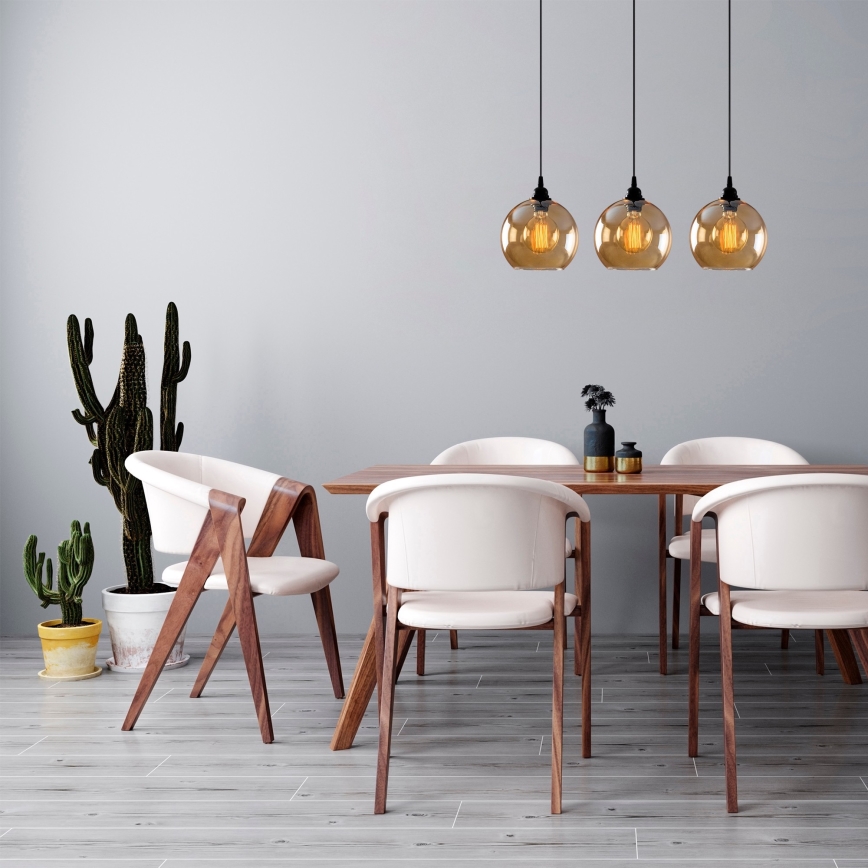 Candelabro suspenso GOLD 3xE27/40W/230V