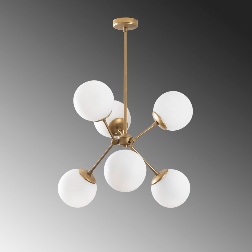 Candelabro suspenso GONDOL 6xE27/40W/230V