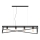 Candelabro suspenso GOTE 4xE27/60W/230V