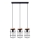 Candelabro suspenso GOTTO 3xE27/15W/230V preto/faia