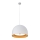 Candelabro suspenso GRAVITY 3xE27/7W/230V branco