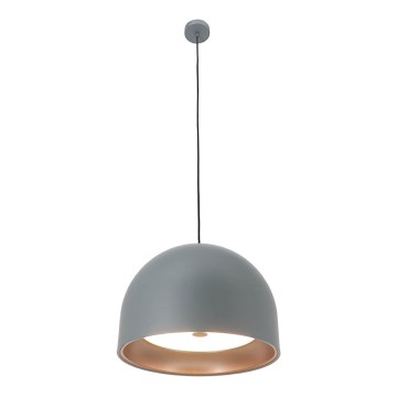 Candelabro suspenso GRAVITY 3xE27/7W/230V cinzento