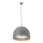 Candelabro suspenso GRAVITY 3xE27/7W/230V cinzento