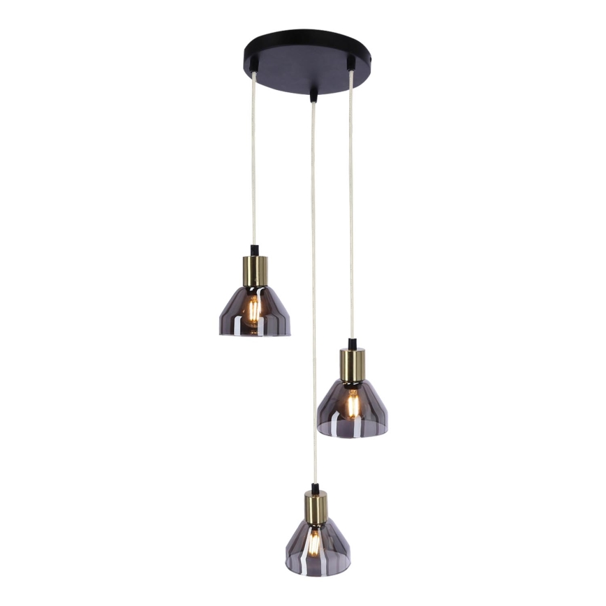 Candelabro suspenso GREGORY 3xE14/40W/230V