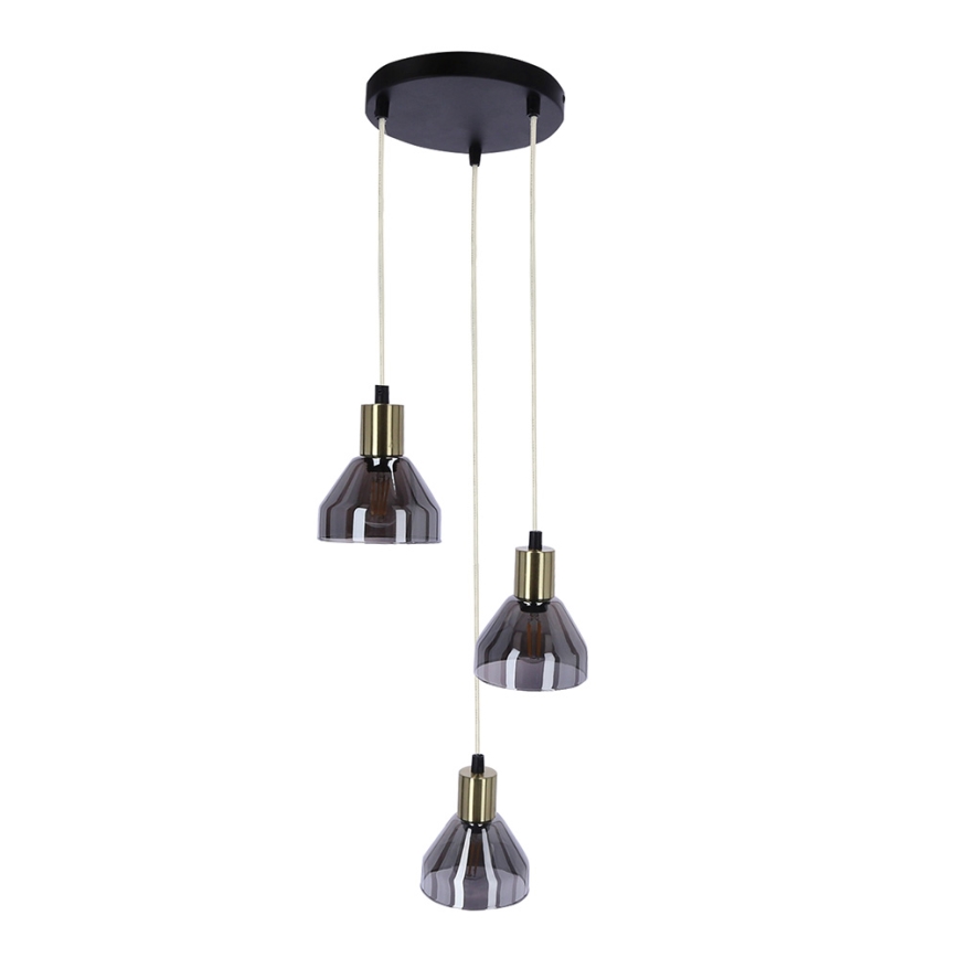 Candelabro suspenso GREGORY 3xE14/40W/230V
