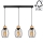 Candelabro suspenso GUNNAR 3xE27/60W/230V carvalho - certificado por FSC