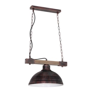 Candelabro suspenso HAKON 1xE27/60W/230V madeira natural