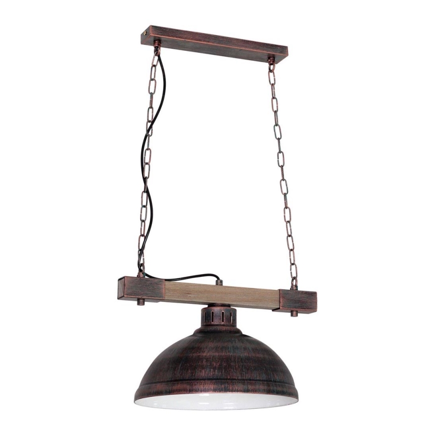 Candelabro suspenso HAKON 1xE27/60W/230V madeira natural