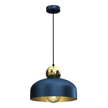Candelabro suspenso HARALD 1xE27/60W/230V azul