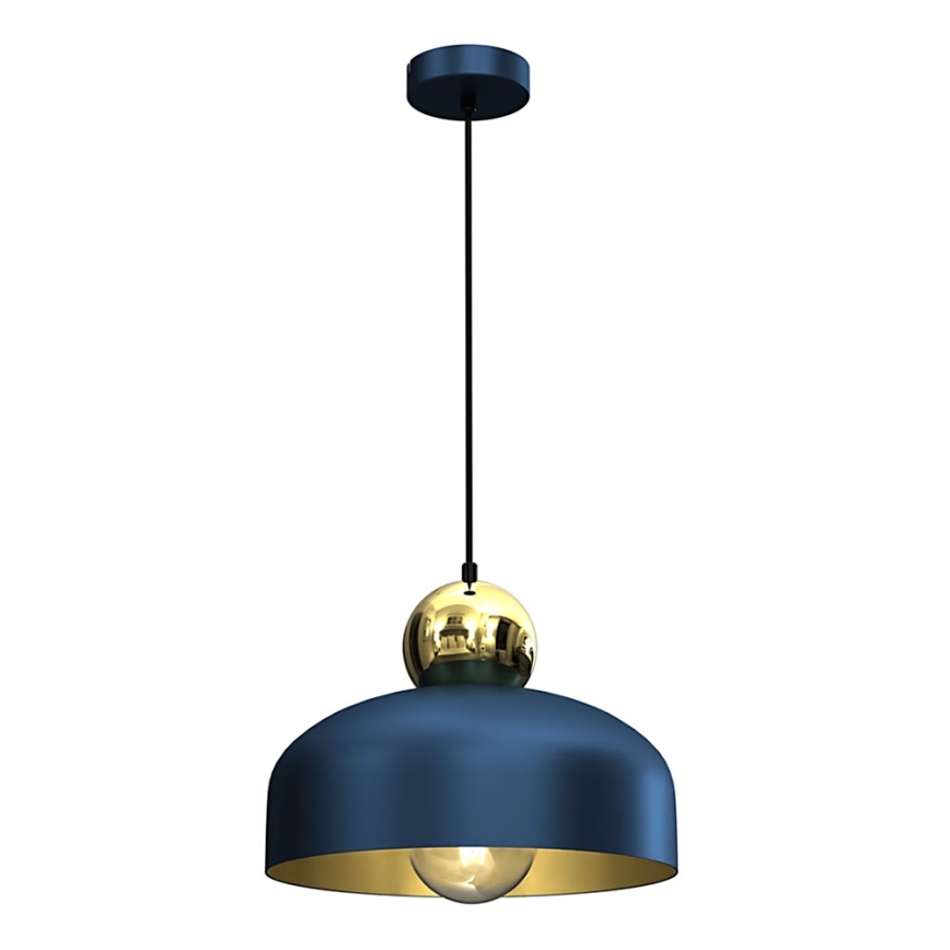 Candelabro suspenso HARALD 1xE27/60W/230V azul