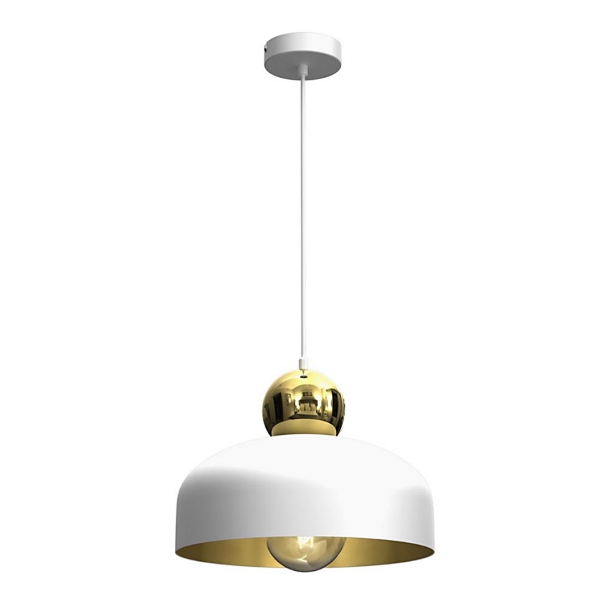 Candelabro suspenso HARALD 1xE27/60W/230V branco
