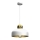 Candelabro suspenso HARALD 1xE27/60W/230V branco